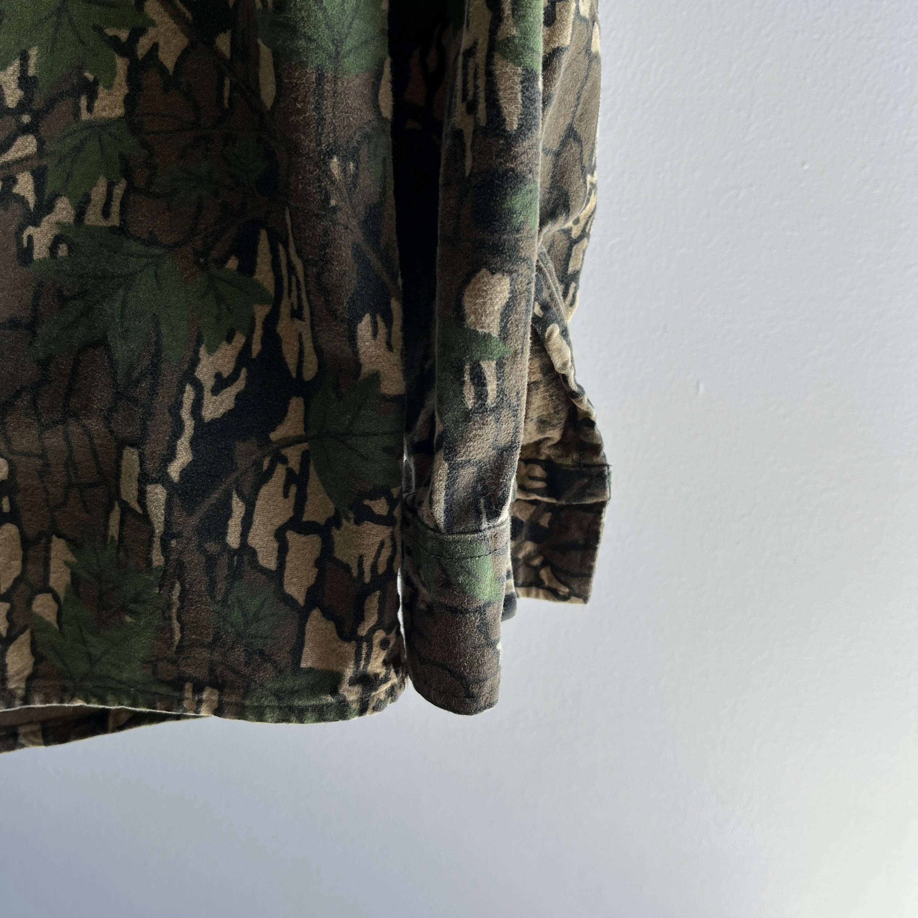 1980/90s Tree Camo Structured Camo Flannel by Winchester