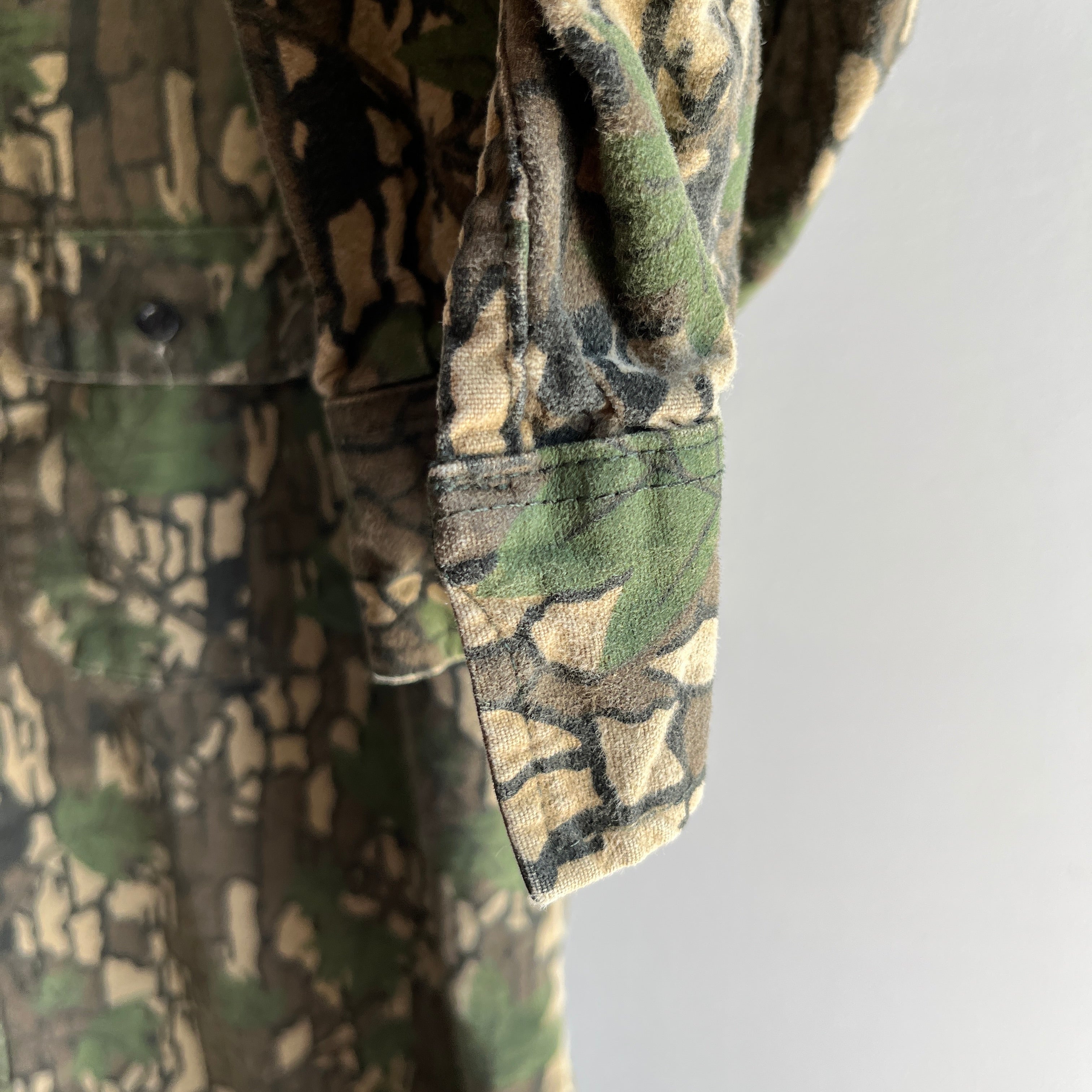 1980/90s Tree Camo Structured Camo Flannel by Winchester