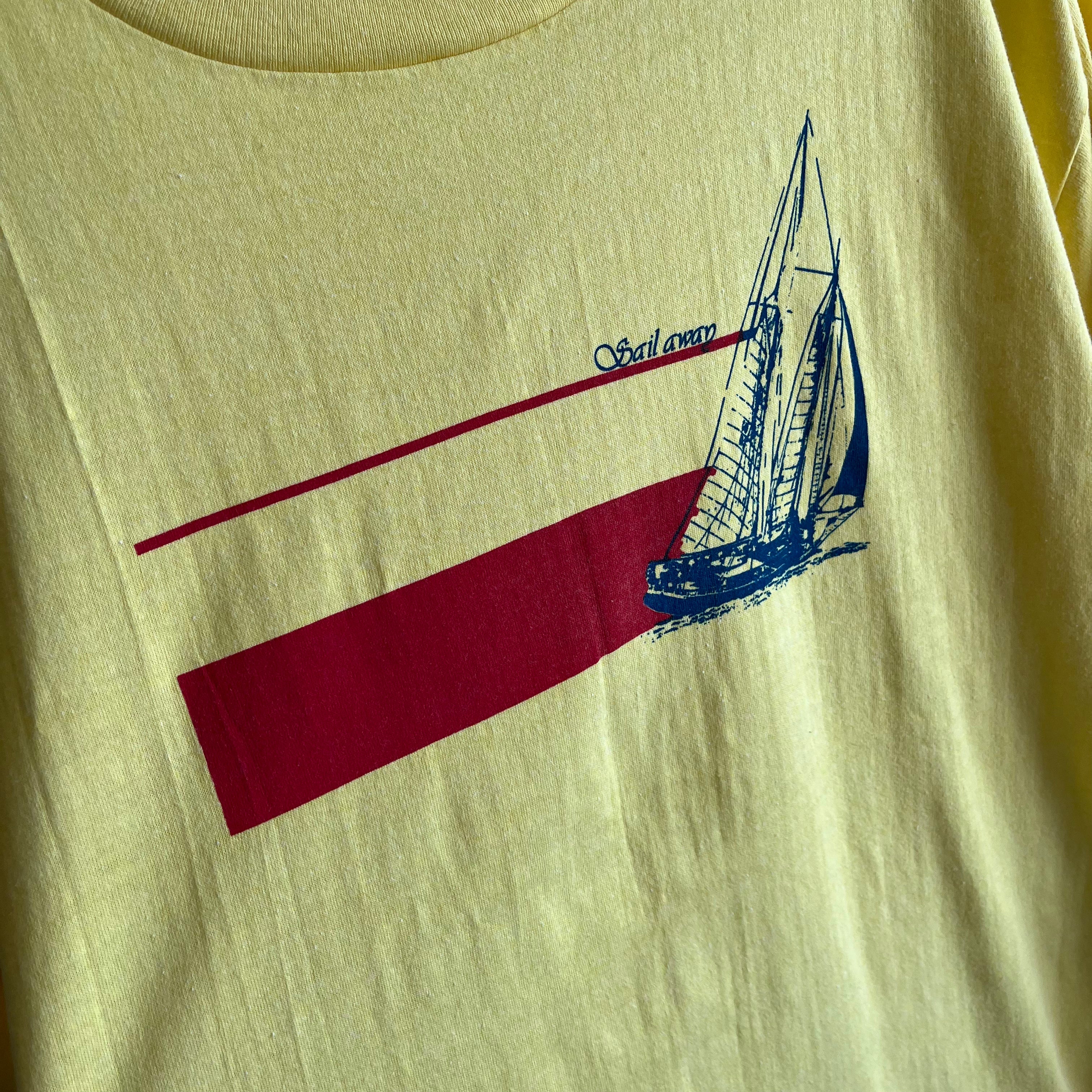 1970/80s Door County Long Sleeve T-Shirt by Hef-T
