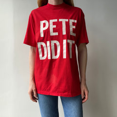 1970/80s Pete Did It T-Shirt by Wolf