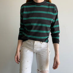 1980s Lee Brand Striped 3/4 Sleeve T-Shirt - YES PLEASE