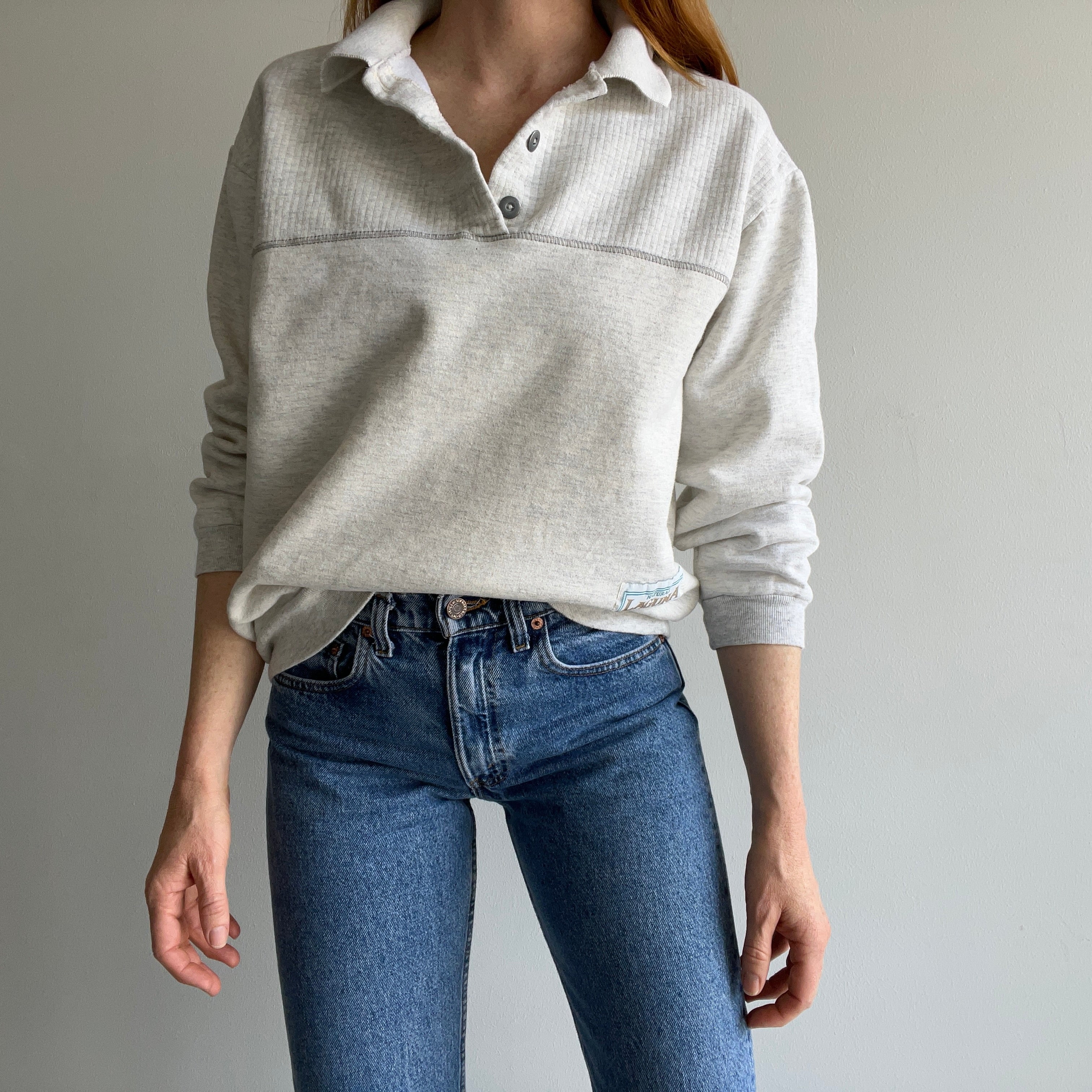 1980s Polo Sweatshirt - THIS