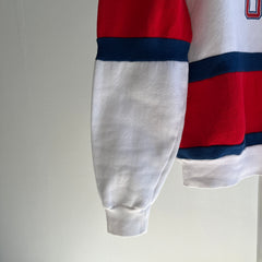 1980s USA Color Block Sweatshirt
