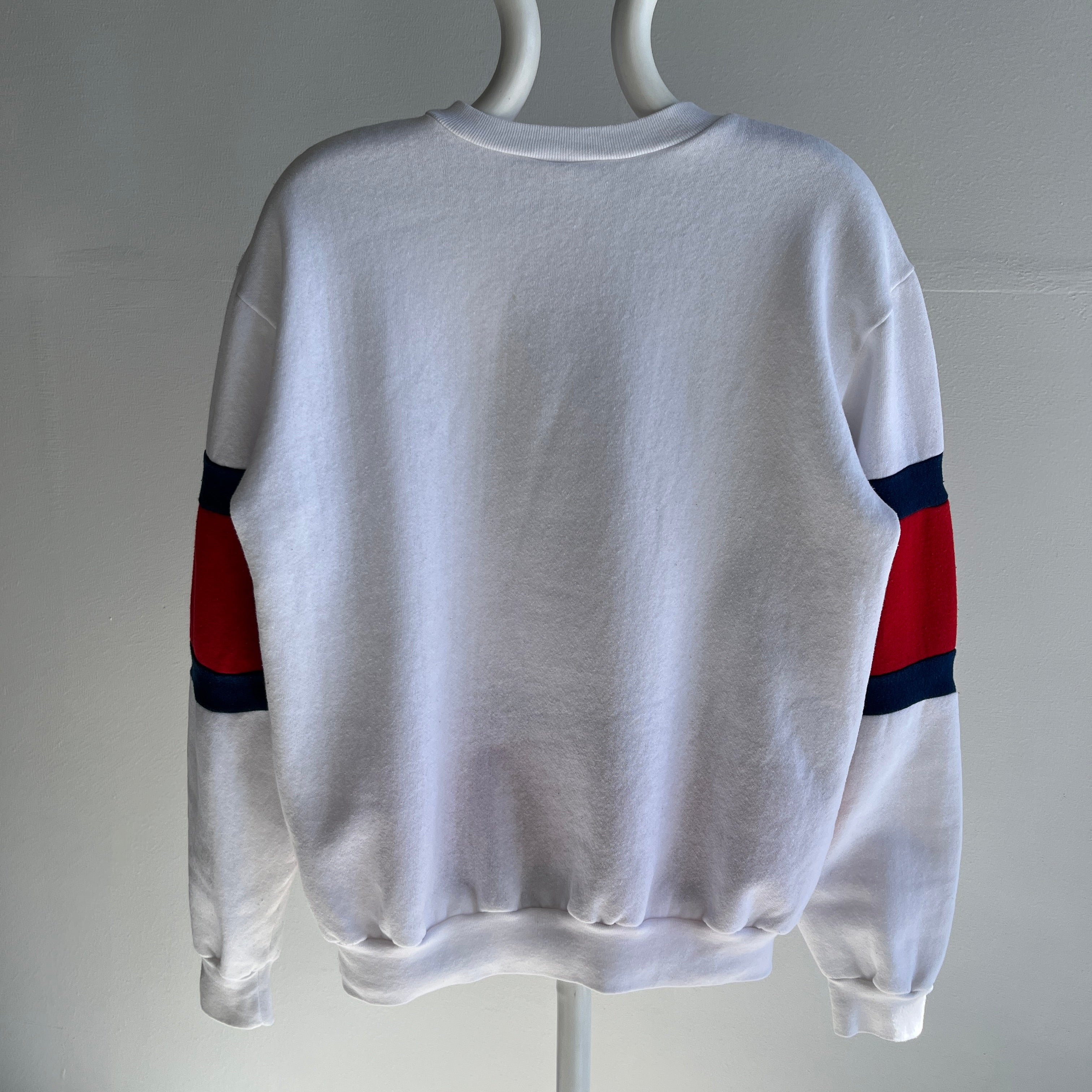 1980s USA Color Block Sweatshirt