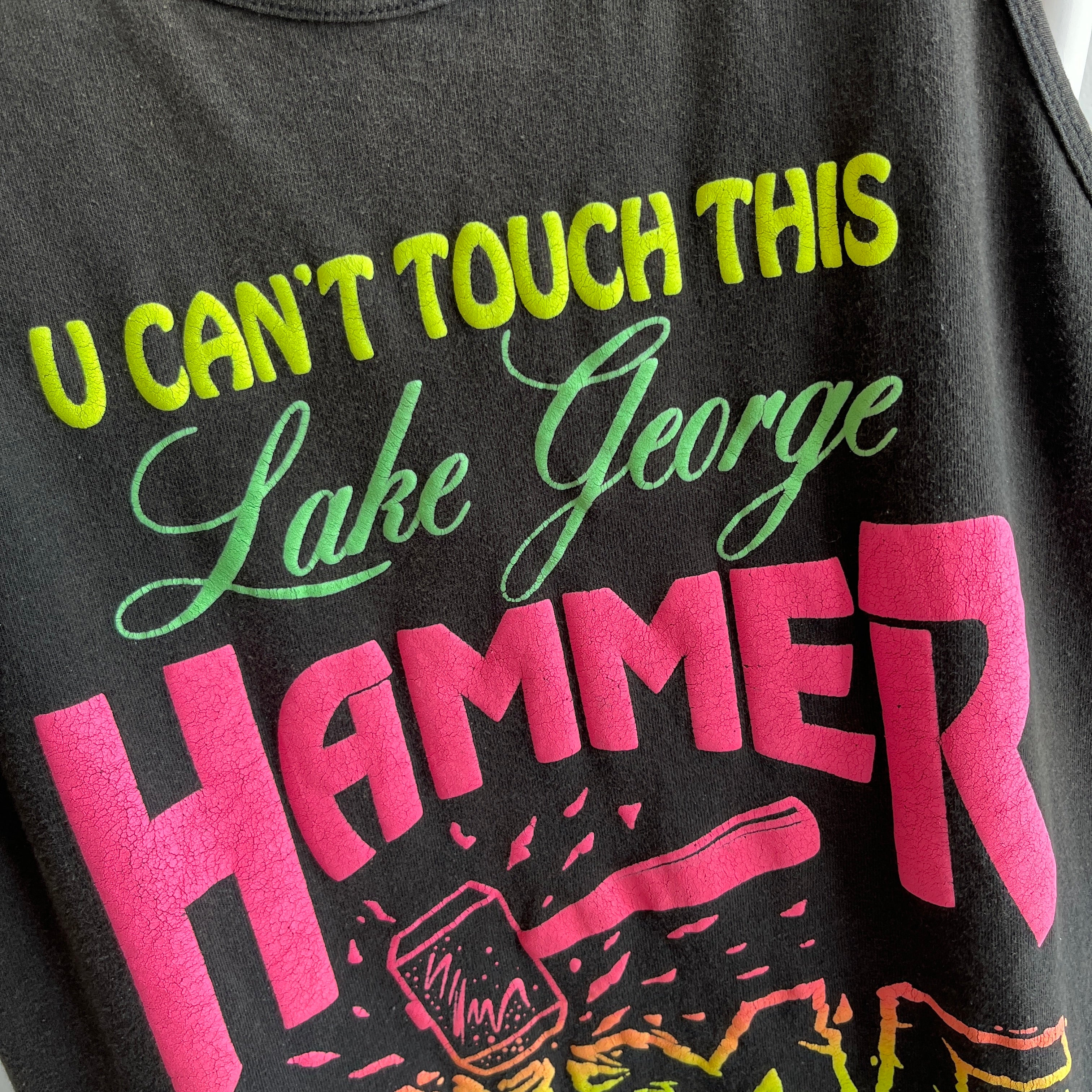 1980s Lake George - U Can't Touch This - Tank Top