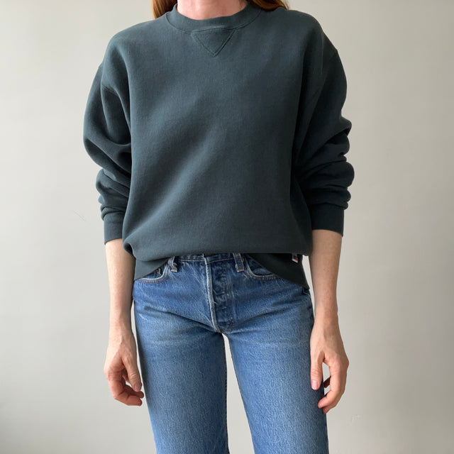 00s Heavy Weight Blank Black Sweatshirt par FOTL - Structuré