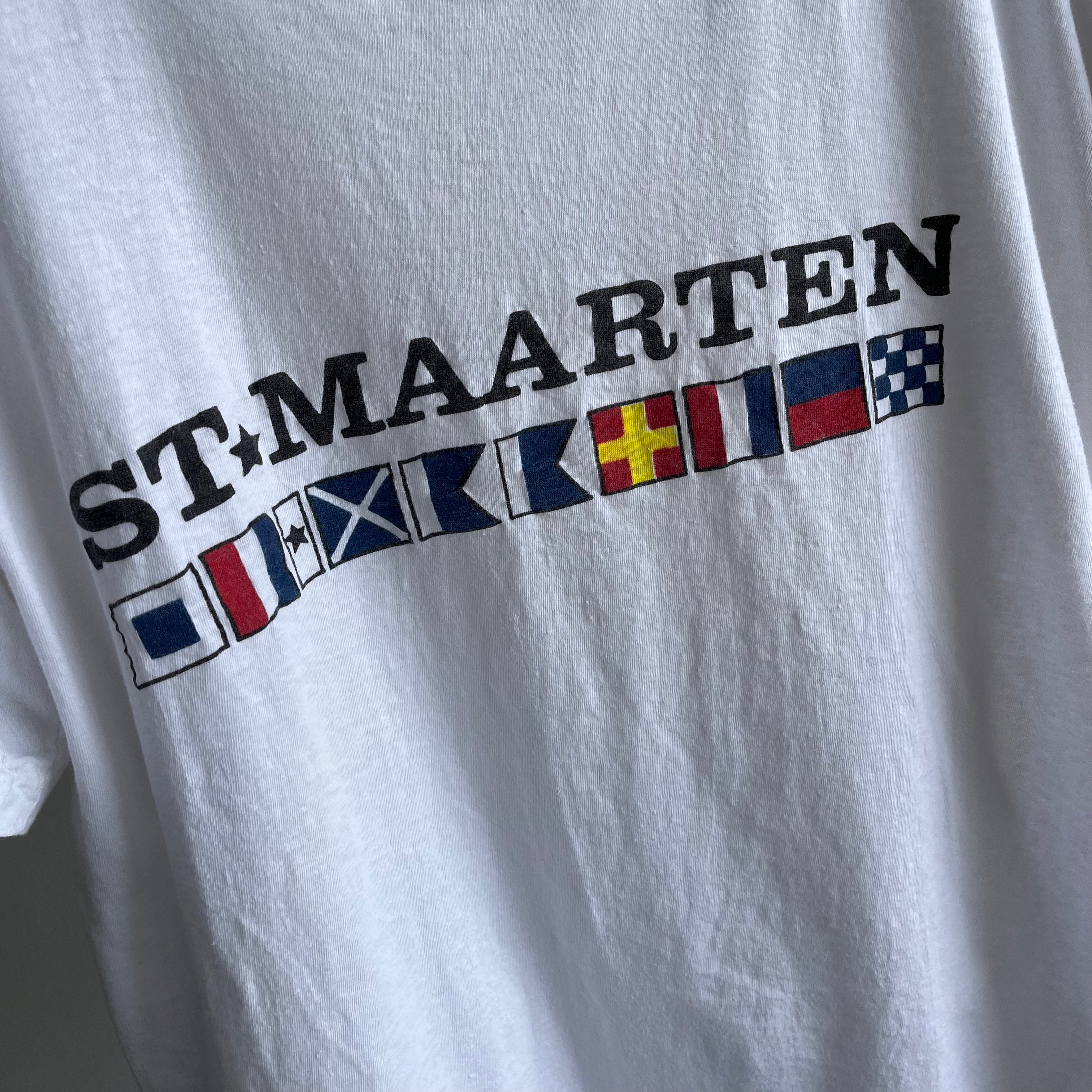 1990s St. Maarten Slouchy Cotton T-Shirt