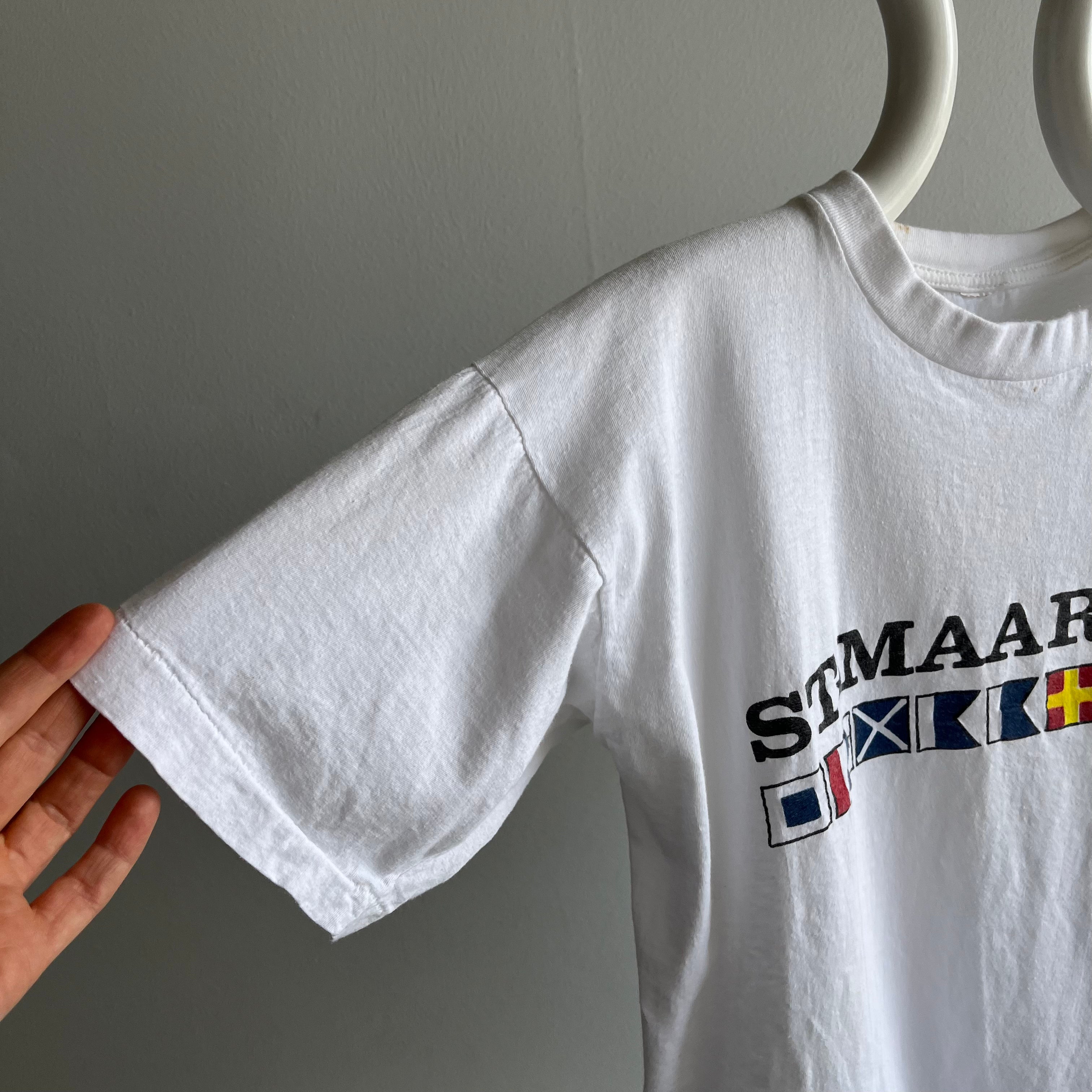 1990s St. Maarten Slouchy Cotton T-Shirt