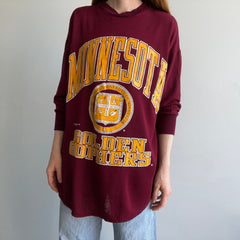 1980s Minnesota Golden Gophers Super Thin and Long Sweatshirt