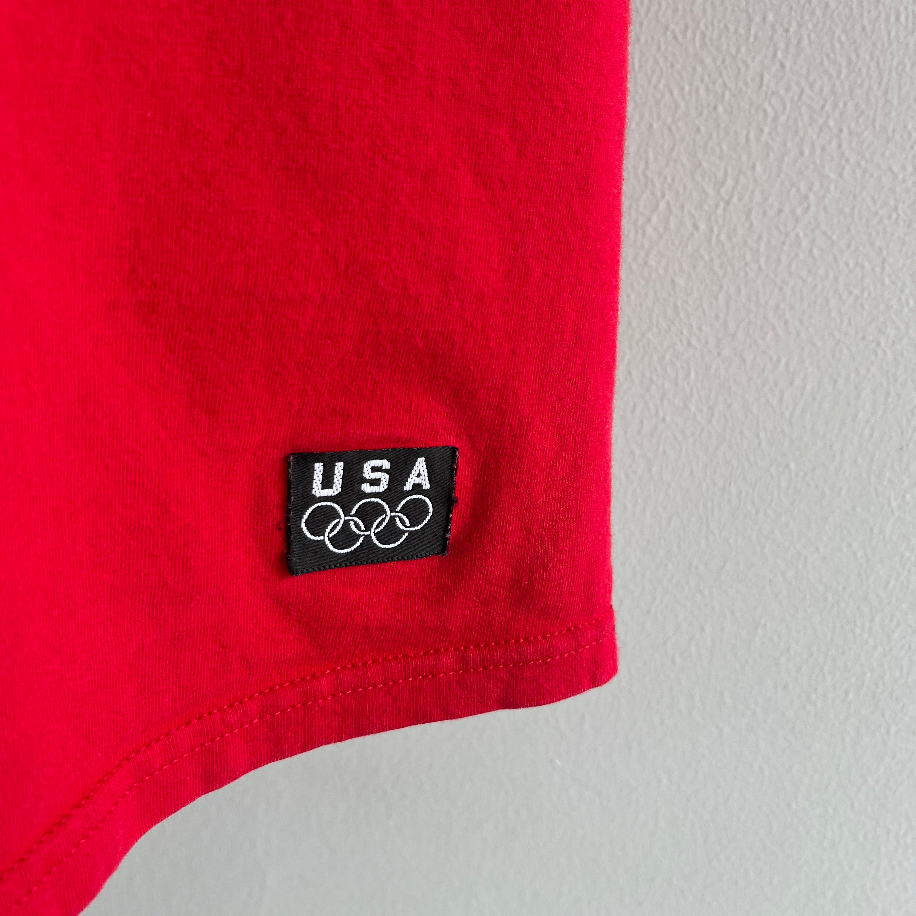 1980s USA Olympic Brand Cotton Tank Top