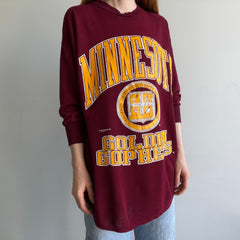 1980s Minnesota Golden Gophers Super Thin and Long Sweatshirt