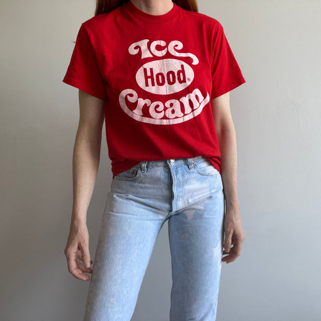 1970/80s Hood Ice Cream Front and Back T-Shirt - So Classic