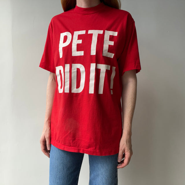 1970/80s Pete Did It T-Shirt by Wolf