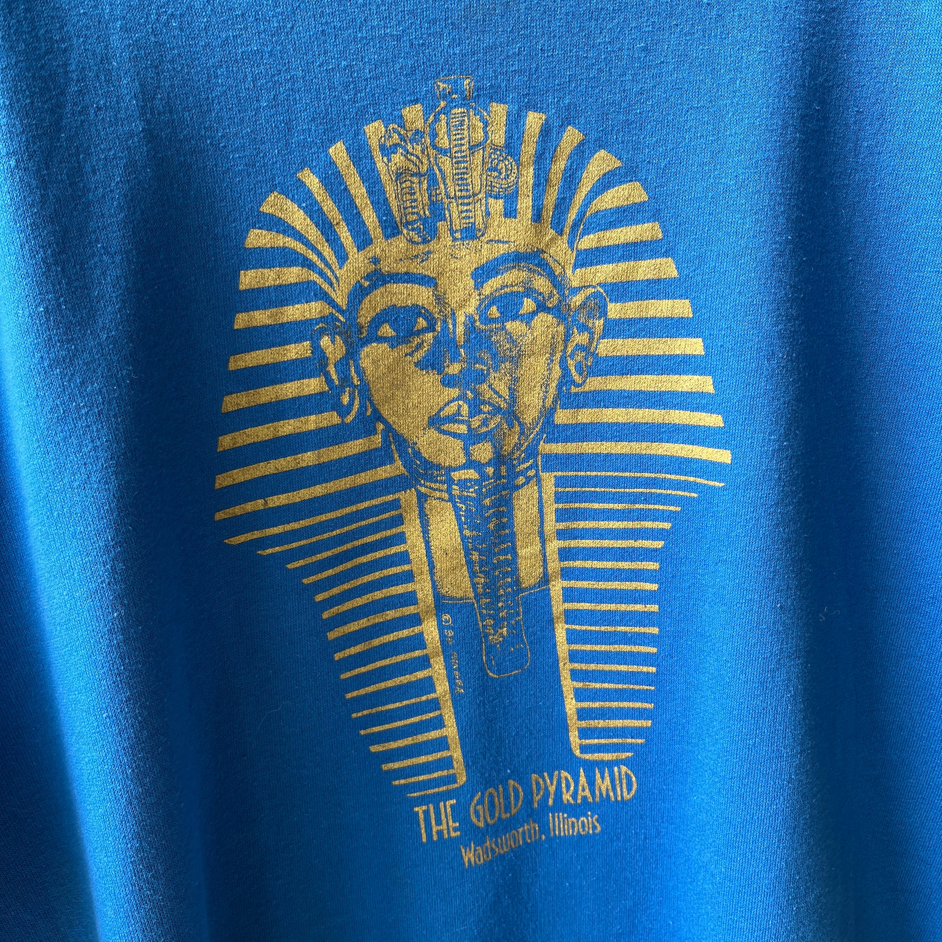 1986 The Gold Pyramid Wadsworth, Illinois Sweatshirt