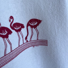 1980s Flamboyance (What a Group of Flamingos is Called) Sweatshirt