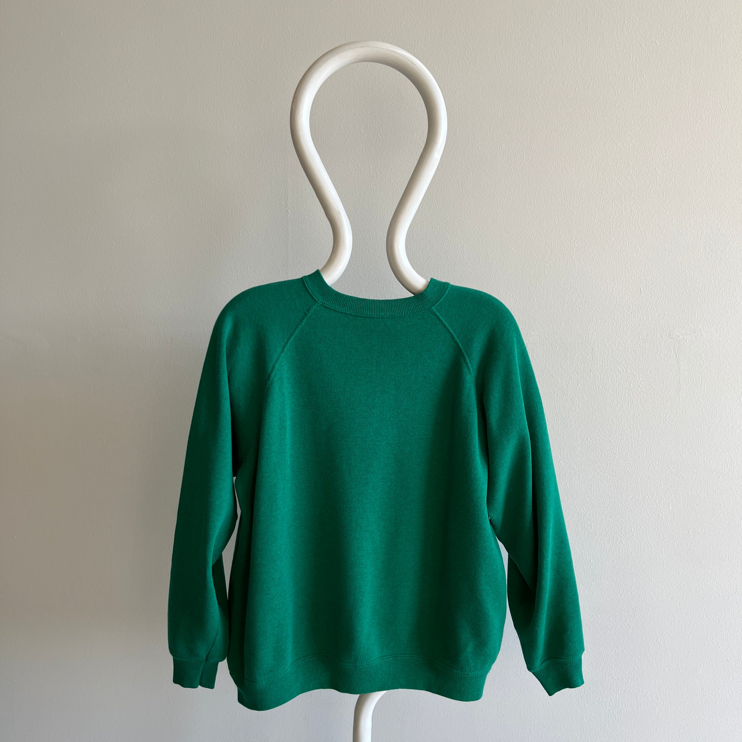 1980/90s HHW Faded Kelly Green Sweatshirt