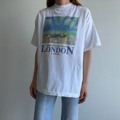 1992 Parliament by Night LONDON - impressionist cotton t-shirt