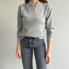 1980s Cut Neck Blank Gray by Steinwurtzel Sweatshirt