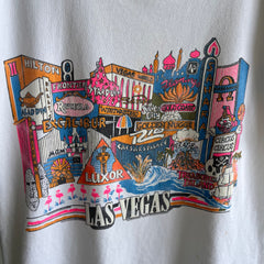 1990s Las Vegas Tourist Tee on an L.L. Bean Cotton T-Shirt - WOW