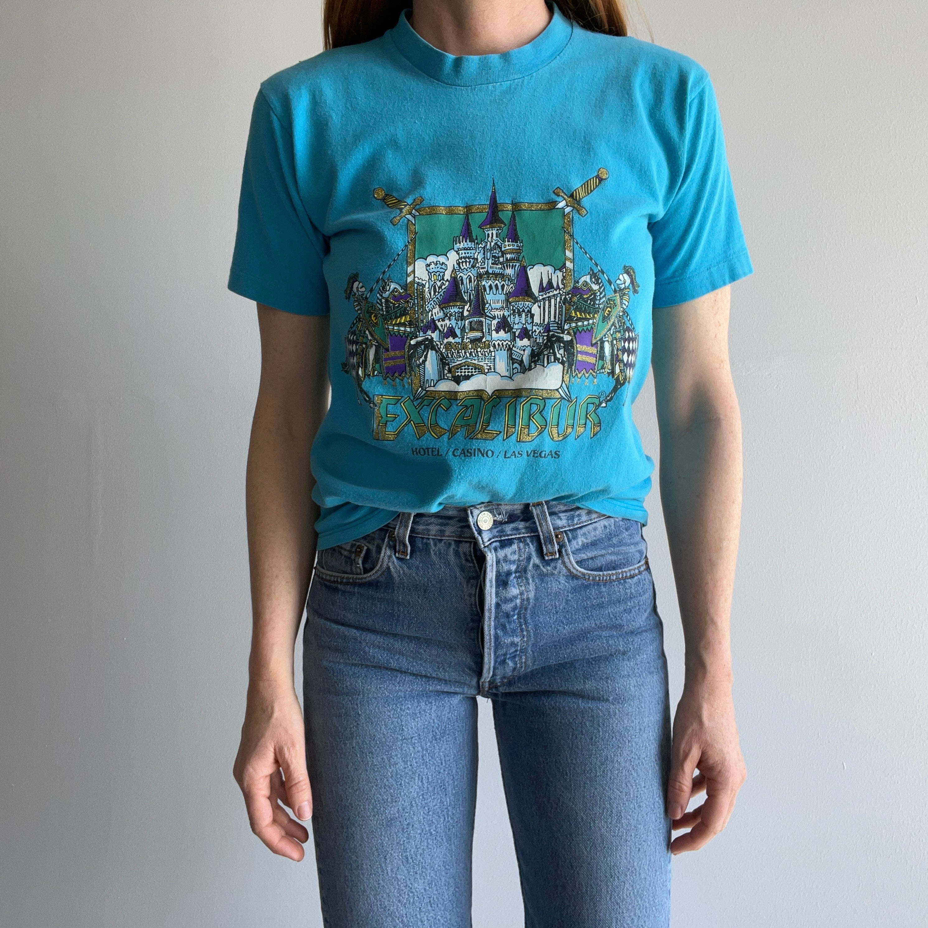 1980s Excalibur Las Vegas Tourist T-Shirt by Belton