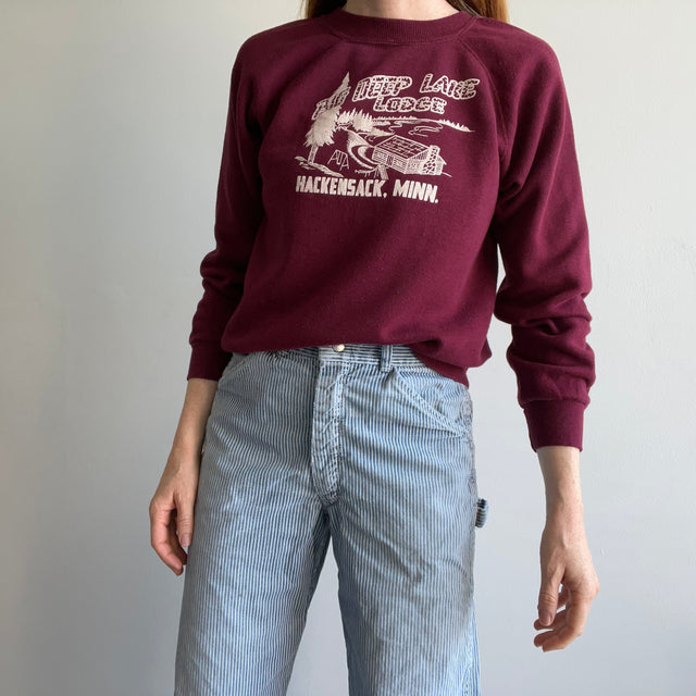 1970s Deep Lake Lodge Hackensack, Minnesota Sweatshirt