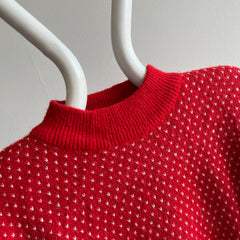 1970/80s Reworked Cropped Acrylic Sweater