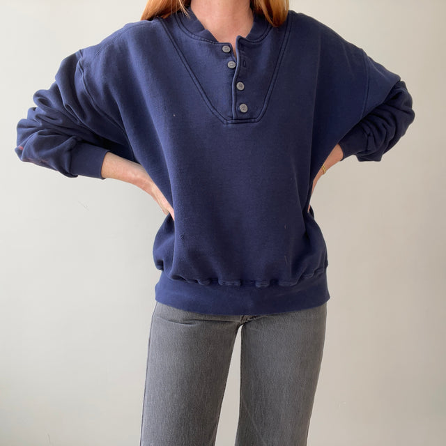 00s Heavy Weight Blank Black Sweatshirt par FOTL - Structuré