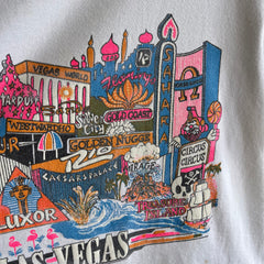 1990s Las Vegas Tourist Tee on an L.L. Bean Cotton T-Shirt - WOW