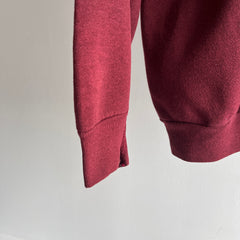 1980s Burgundy/Wine Raglan Sweatshirt