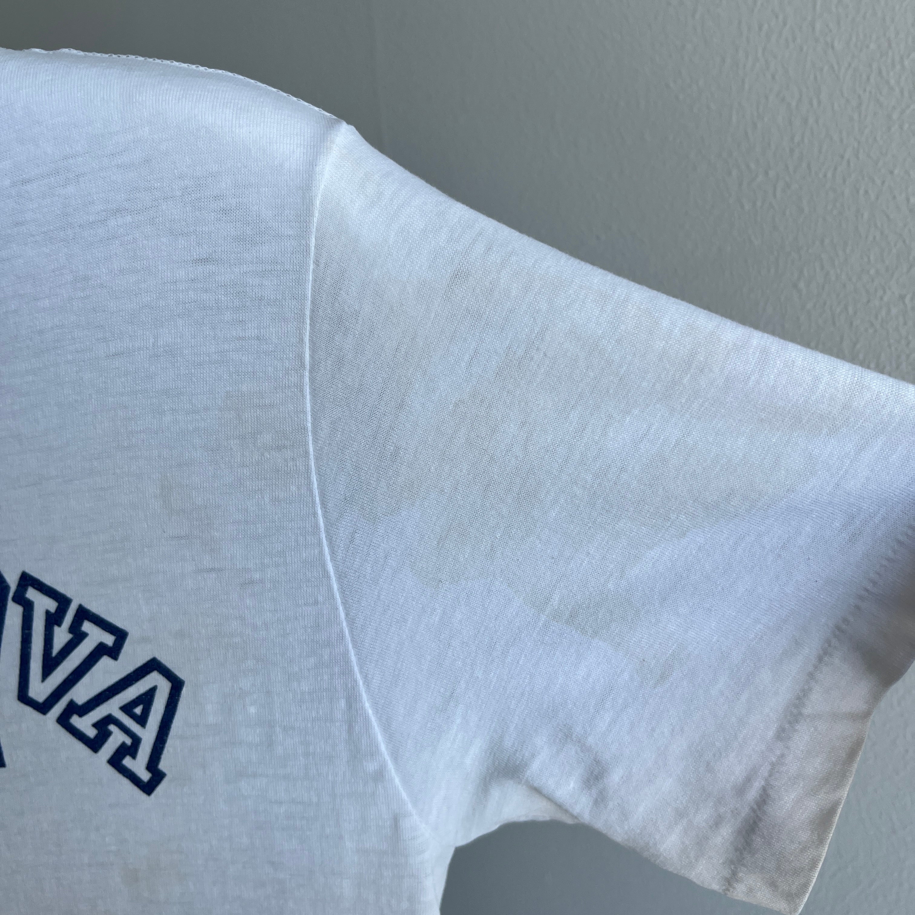 1970/80s Super Thinned Out Villanova College T-Shirt