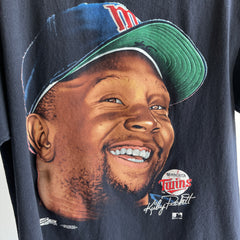 1992 Kirby Puckett Minnesota Twins Baseball T-Shirt (Barely Worn)