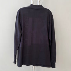 1980s U.S. Space and Rocket Center Mock Neck Long Sleeve Shirt