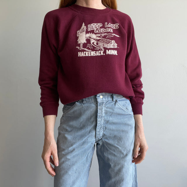 1970s Deep Lake Lodge Hackensack, Minnesota Sweatshirt