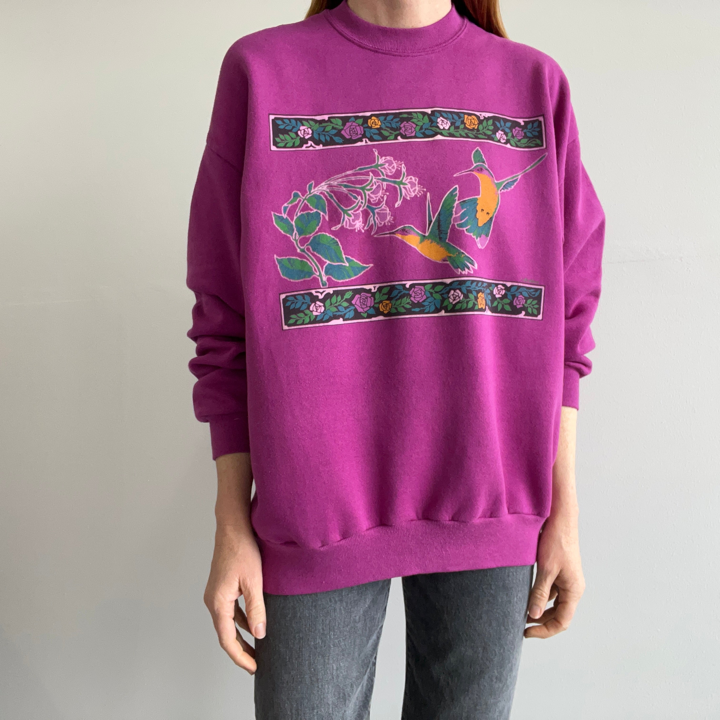 1980s Hummingbird Sweatshirt - Awwwww