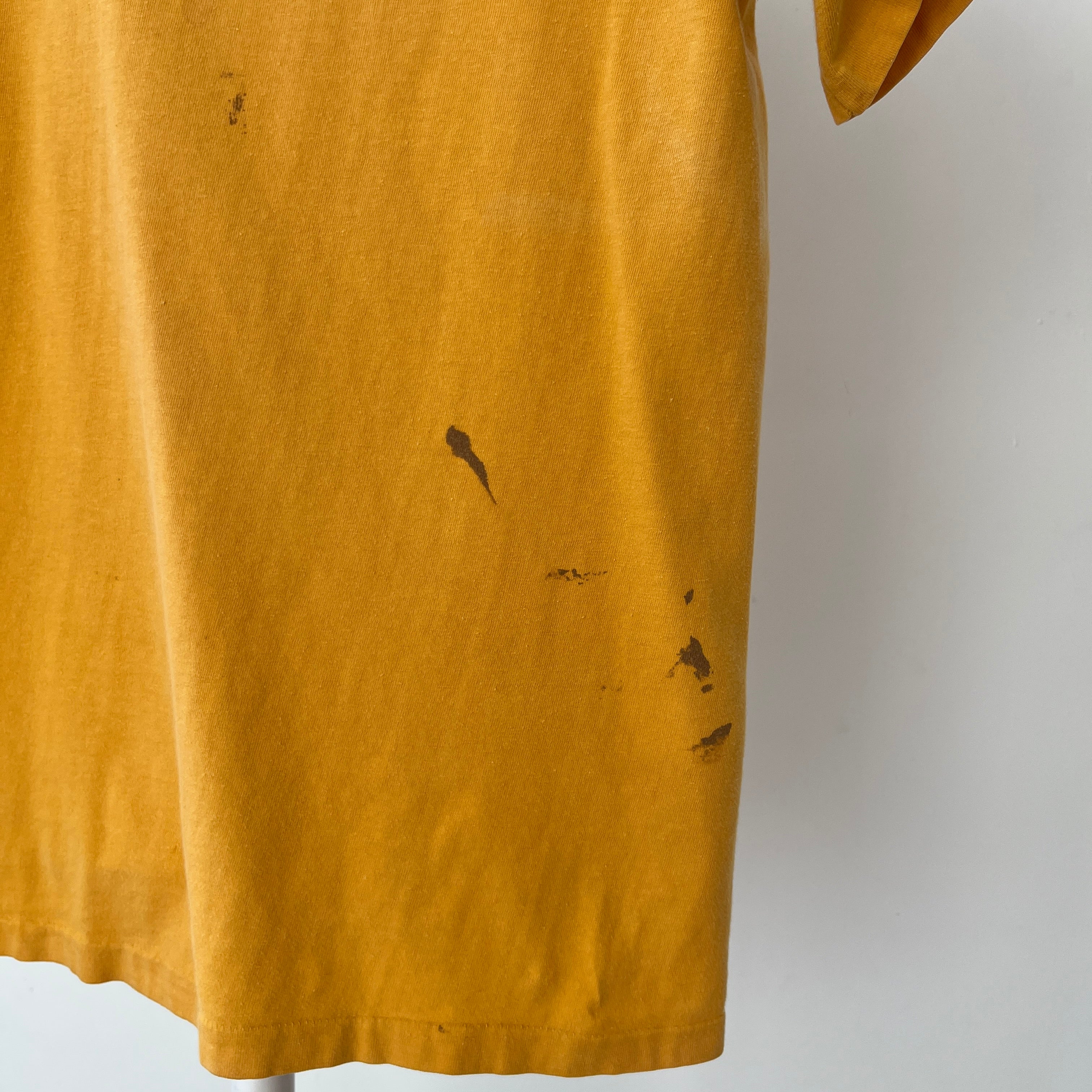 1970s Yellow Turtle Iowa State University T Shirt