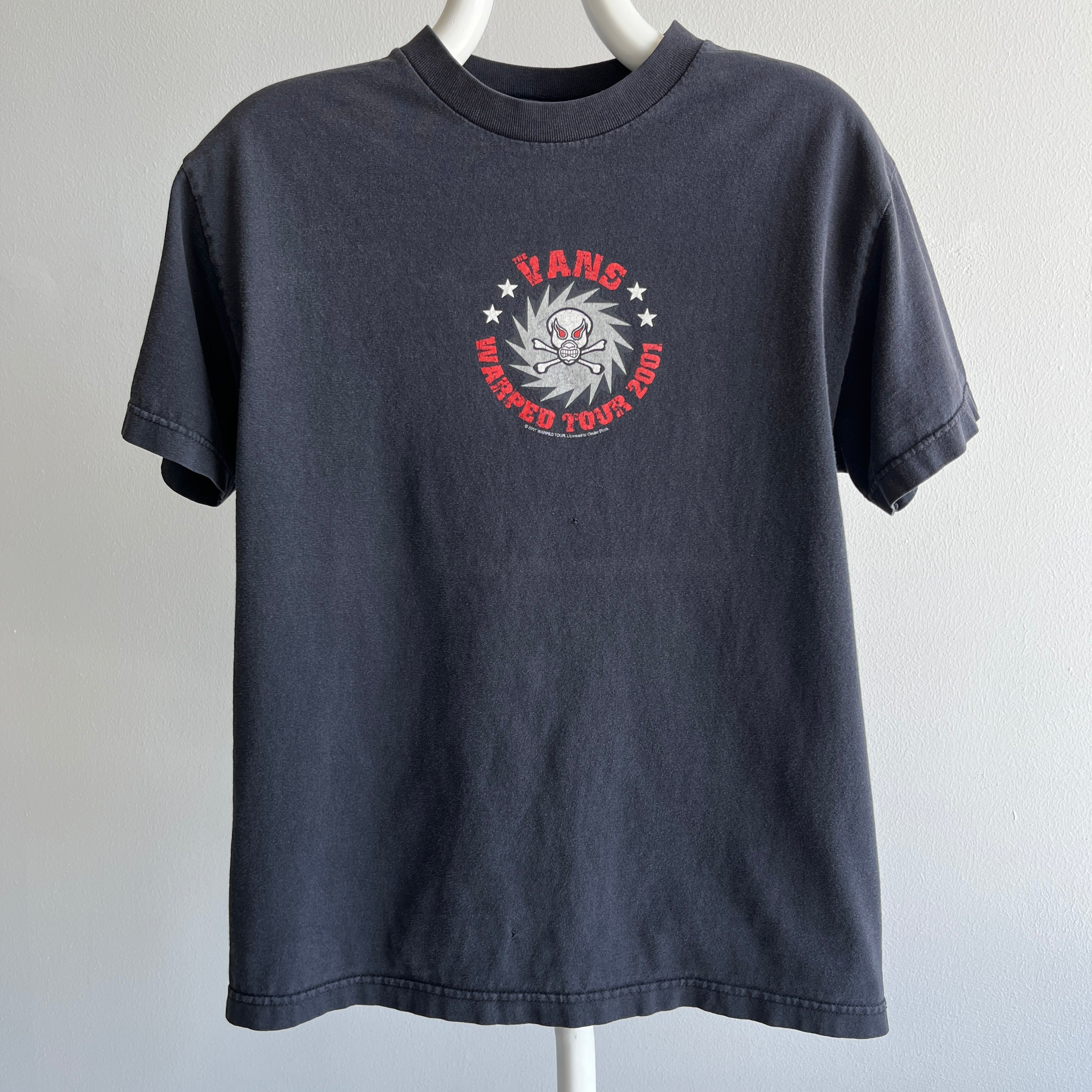 2001 Vans Warped Tour T-Shirt - Front and Back