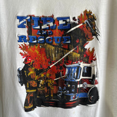 1970/80s Fire and Rescue Super Slouchy T-Shirt