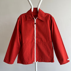 1970s Structured Cotton Rusty Zip Up Jacket by International - TALON Z – Red  Vintage Co