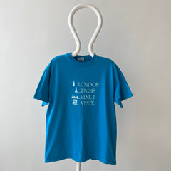 1990s London Paris Venice Nyack, NY T Shirt