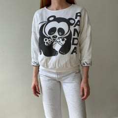 1980s Quilted Reversible Panda Sweatshirt - Holy Moly