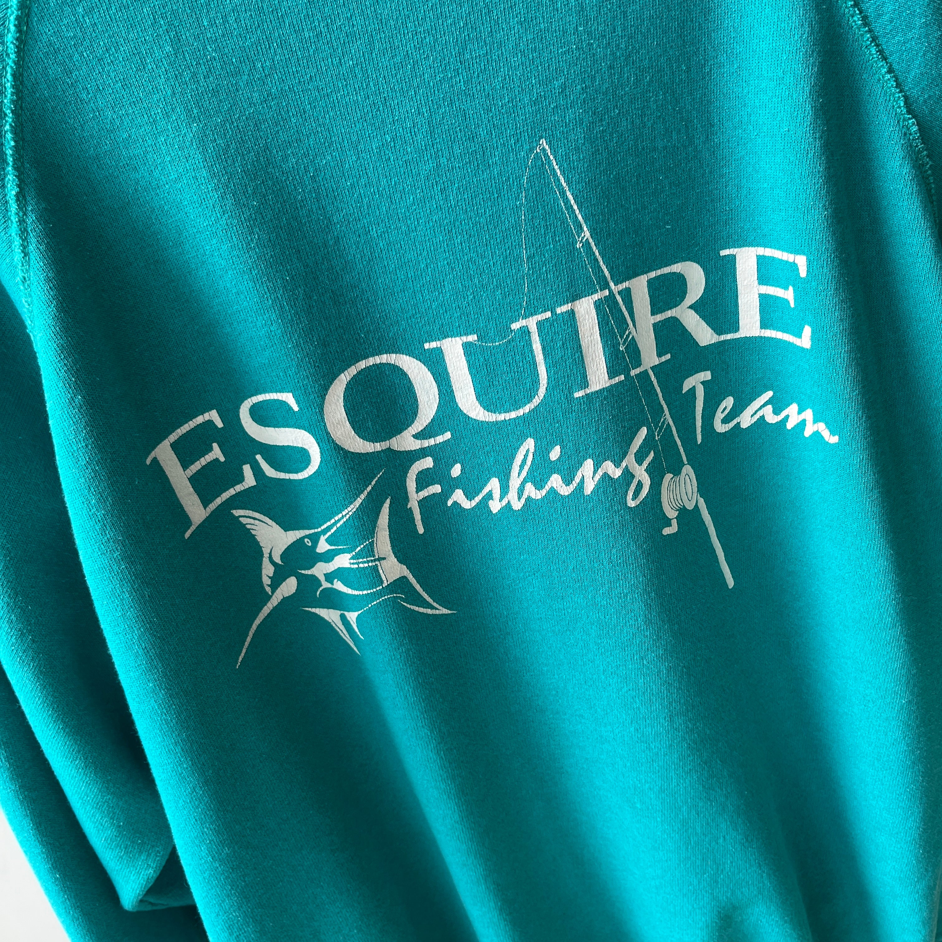 1980s Esquire Fishing Team Sweatshirt