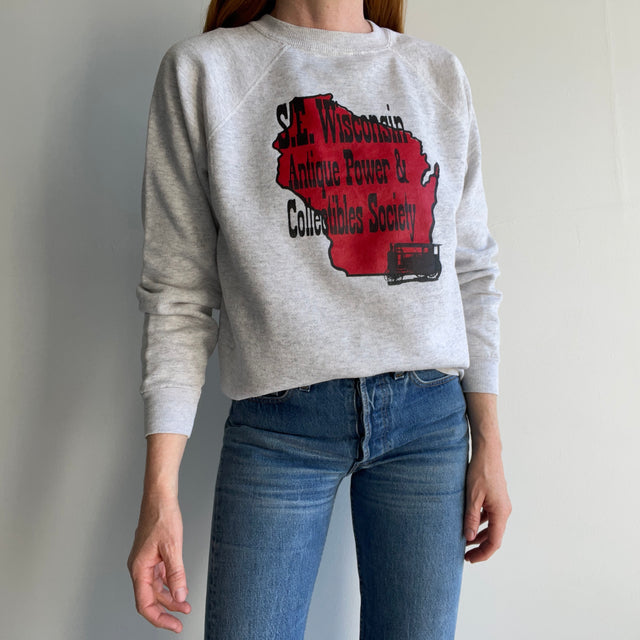 1980s S.E. Wisconsin Antique Power and Collectibles Society Sweatshirt