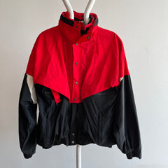 1990/2000s Winston Racing Color Block Lined Windbreaker - OMG!