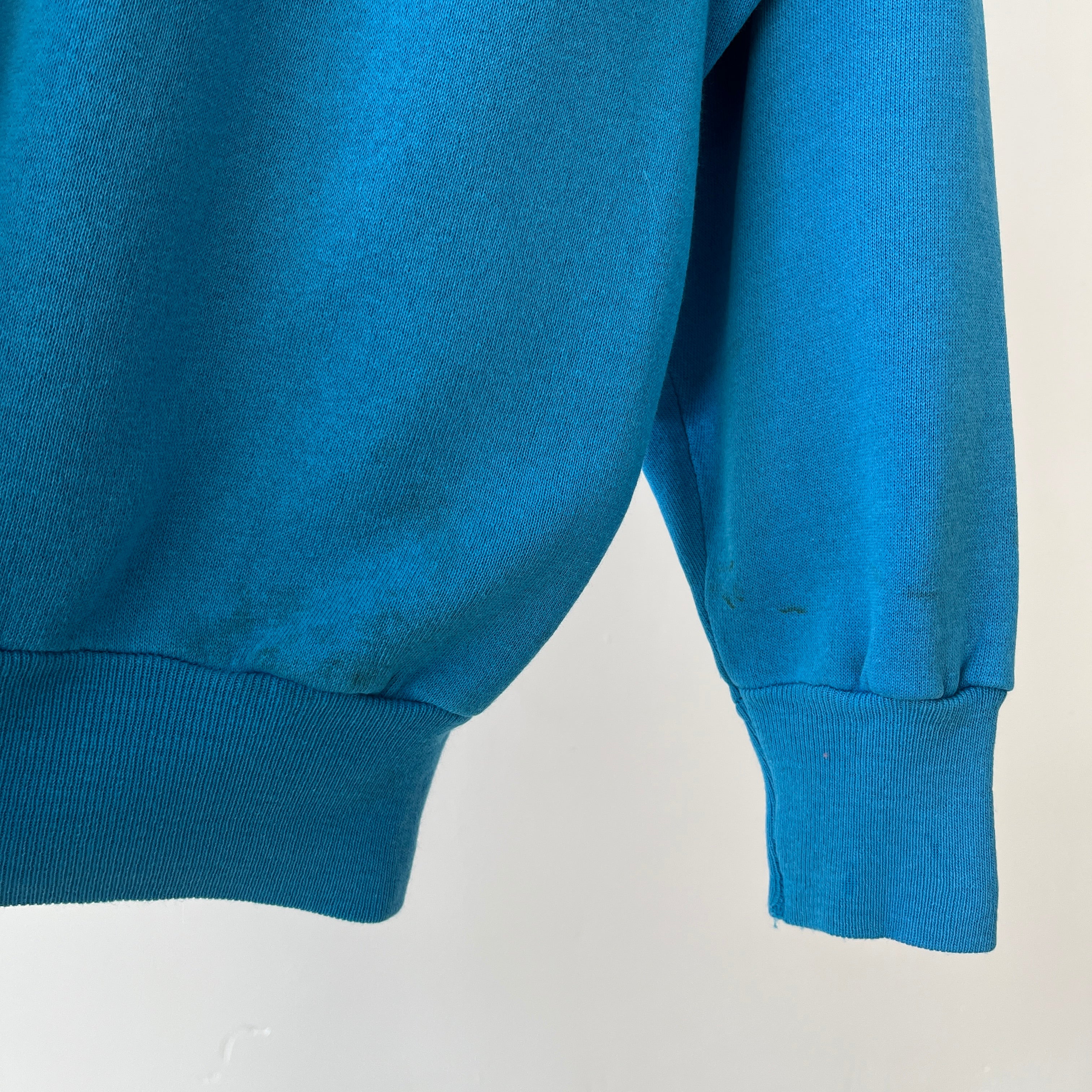 1980s Embroidered Sailboat Sweatshirt