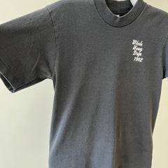 1992 Whole Hawg Daze Motorcycle T-Shirt - WOAH the backside