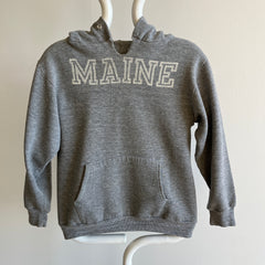 1970/80s Maine Cut Neck Hoodie - Smaller