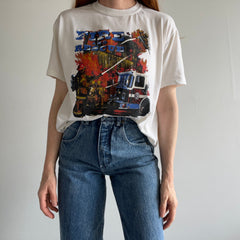 1970/80s Fire and Rescue Super Slouchy T-Shirt