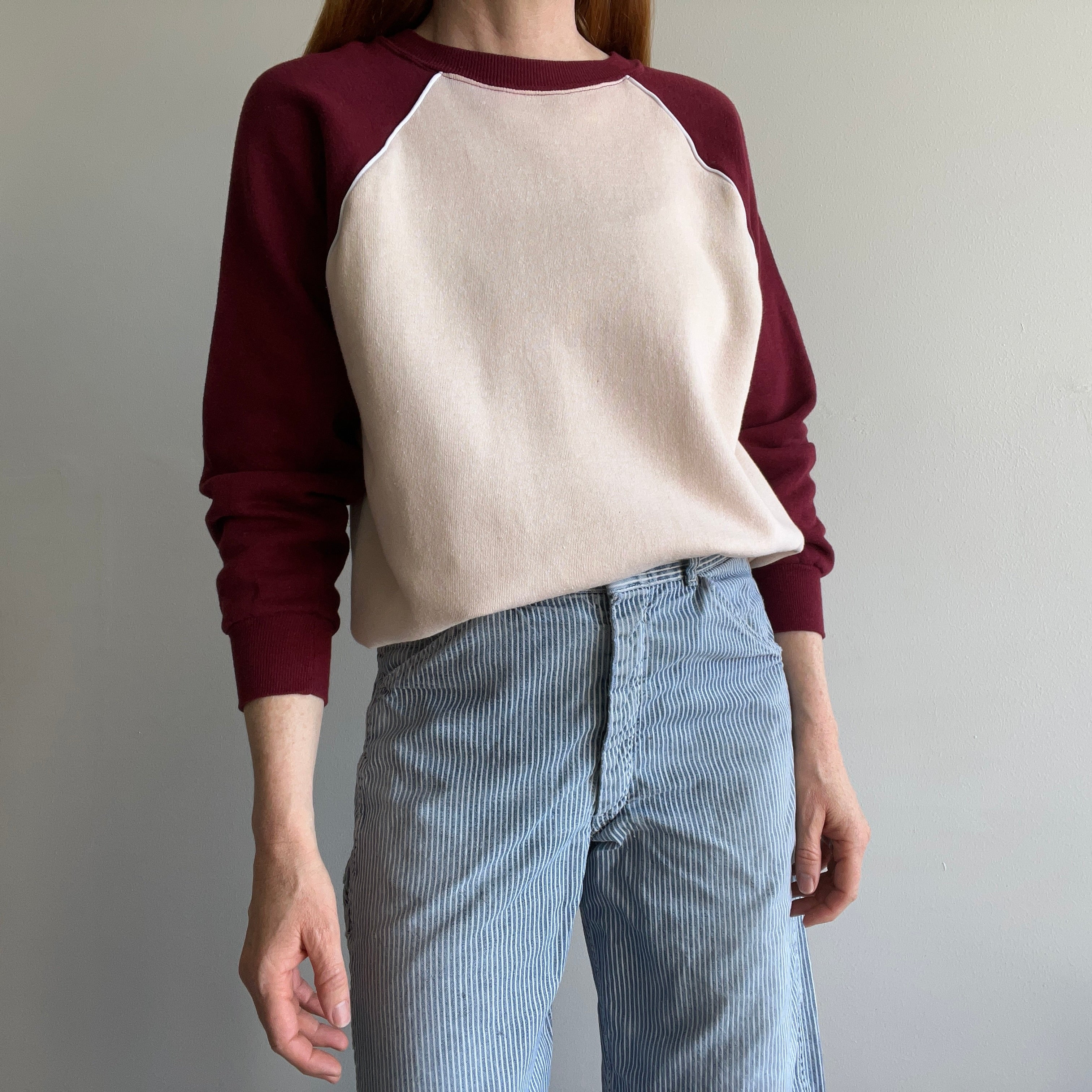 1970s Dreamy Two Point Five Tone Sweatshirt by Sportswear