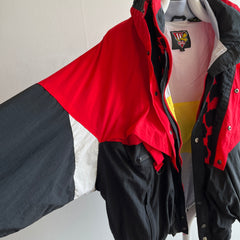 1990/2000s Winston Racing Color Block Lined Windbreaker - OMG!