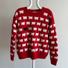 2000s - Not Vintage - Black Sheep Wool Sweater